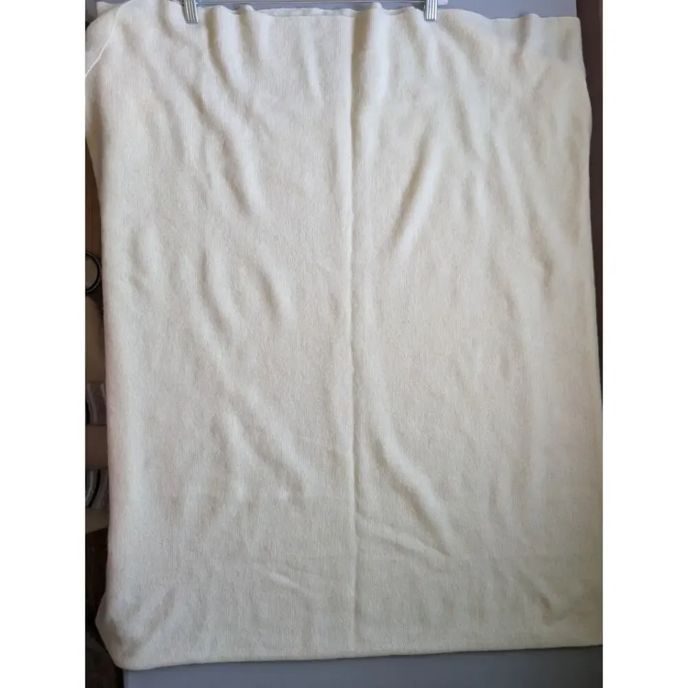 NWT White + Warren 100% Cashmere Travel Wrap 81'' X 36'' Lemonade #9A607